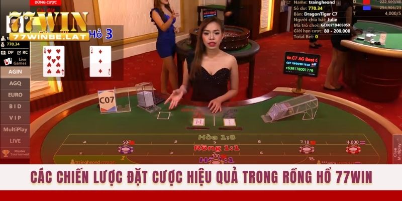 Các chiến lược đặt cược hiệu quả trong Rồng Hổ 77win